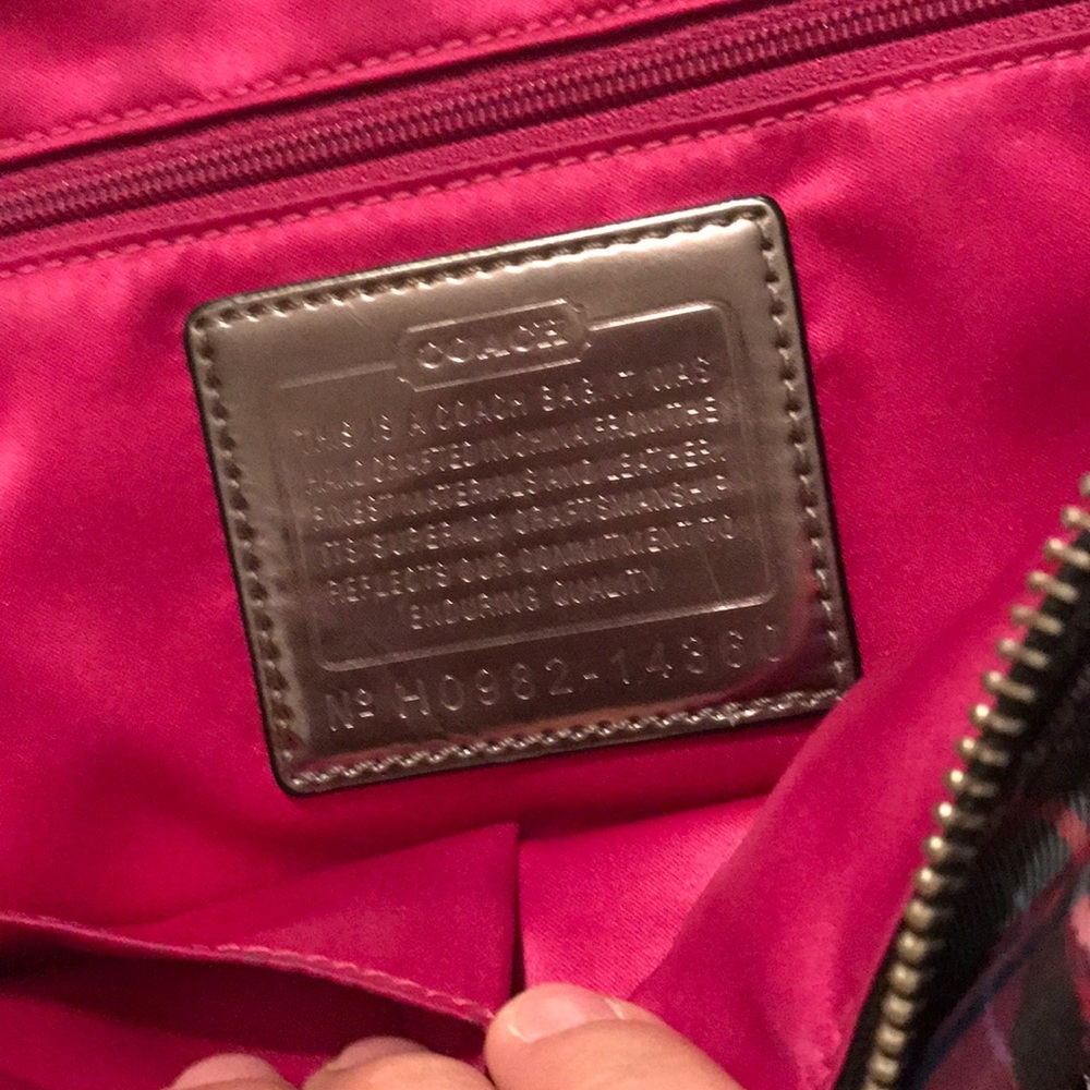 COACH poppy tote bag - Picture 3 of 7